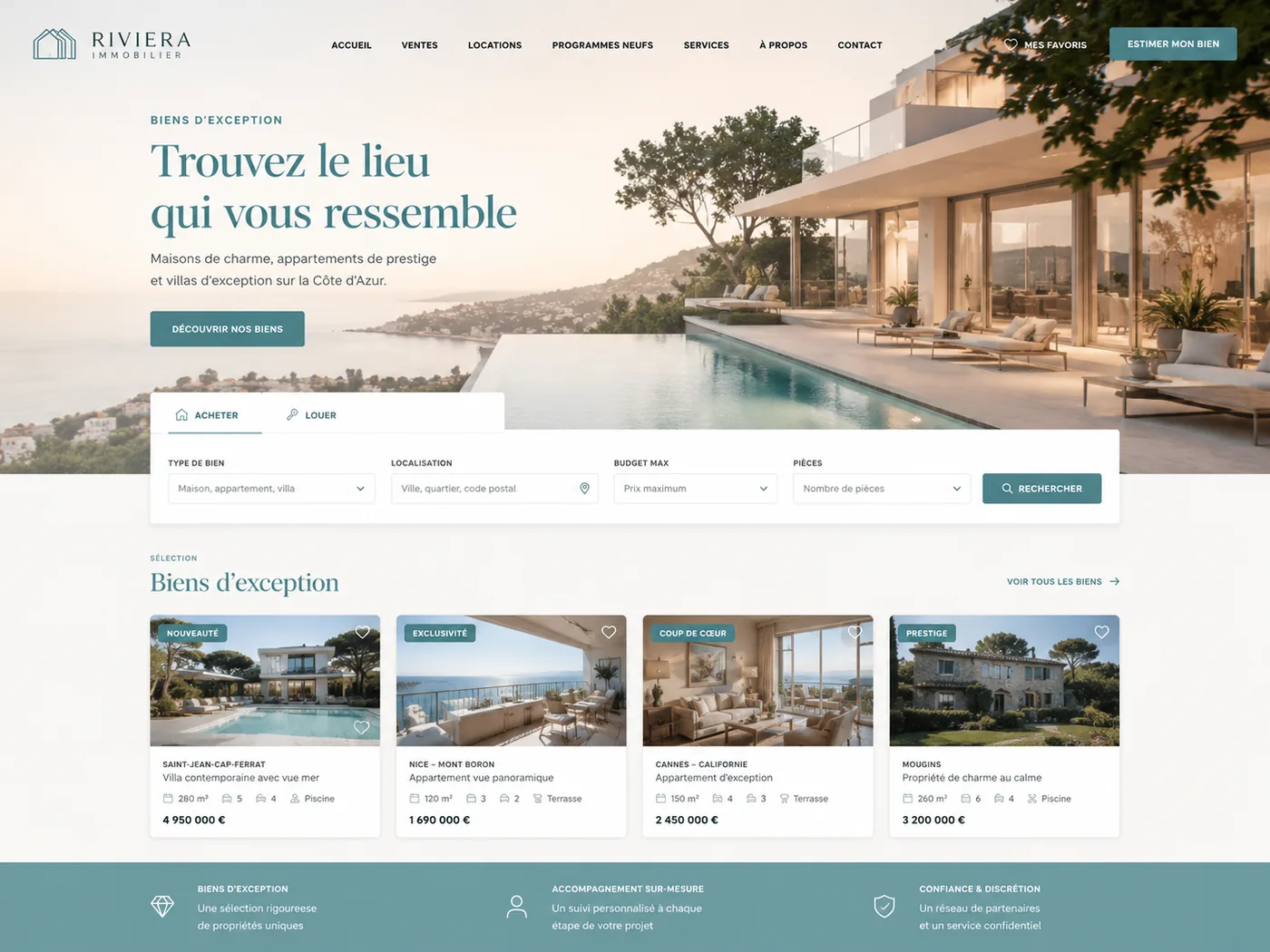 Template Immobilier