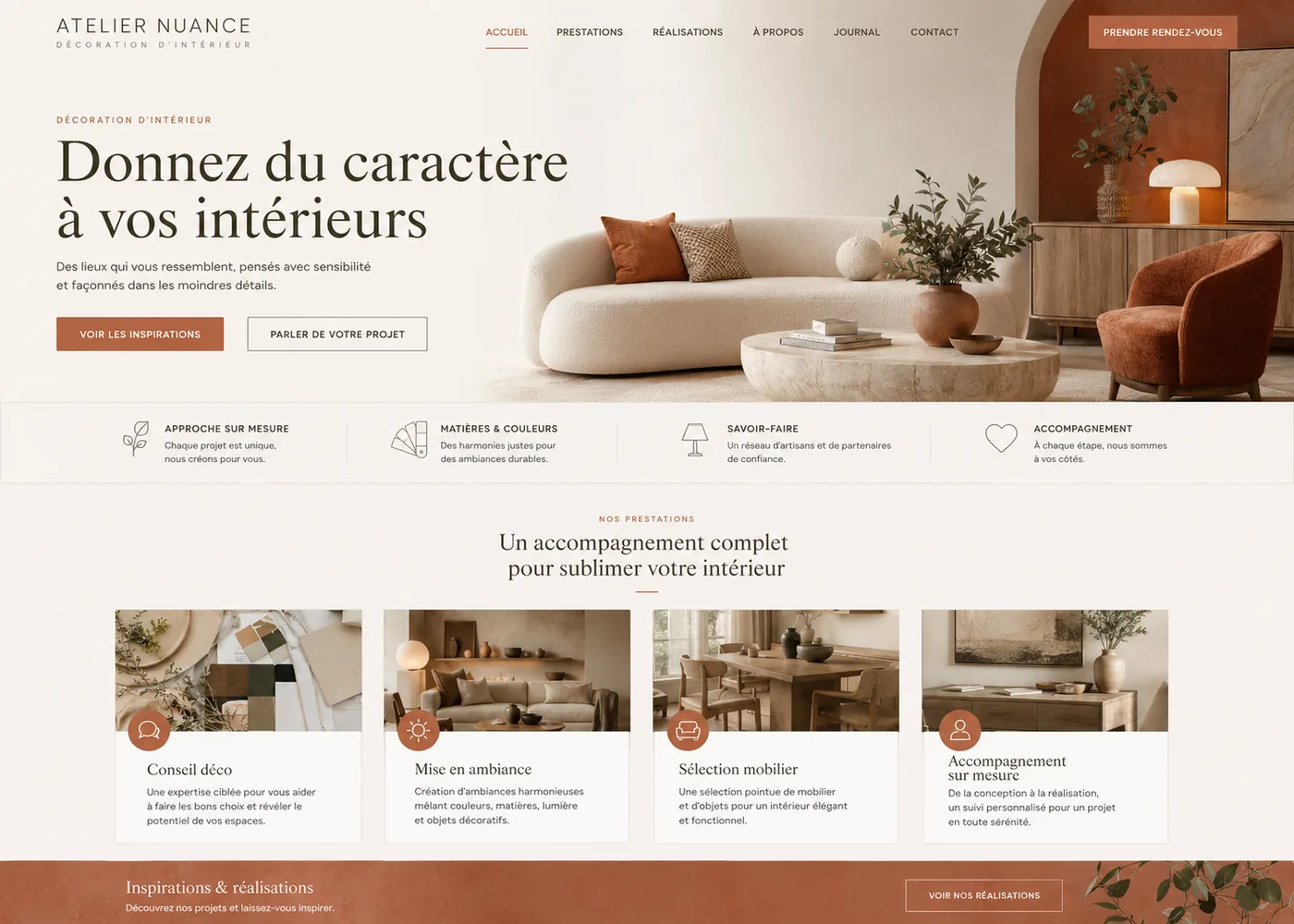 Template Décoration